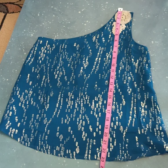 NWT Lilly Pulitzer silk Sienne top, size 00 - Picture 9 of 12